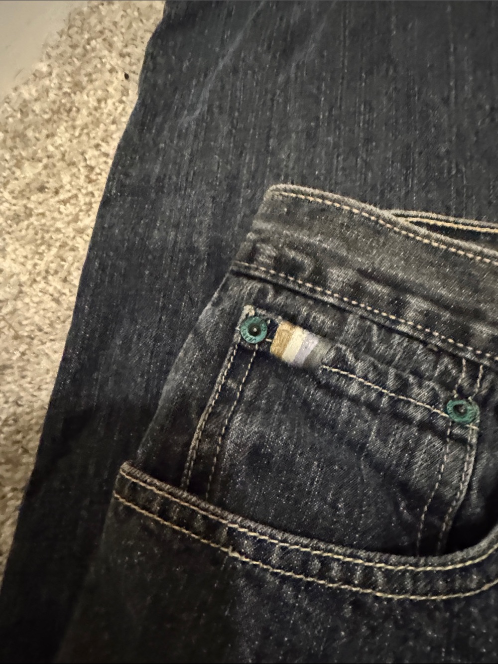 Slim Straight Men's Jeans in Dark Indigo